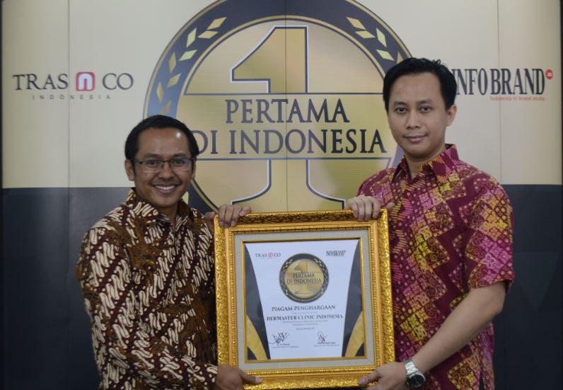 Atas inovasi ‘Perawatan Filler Berbahan Agar-agar Pertama di Indonesia' yang dilakukannya, Dermaster Clinic Indonesia meraih penghargaan. 