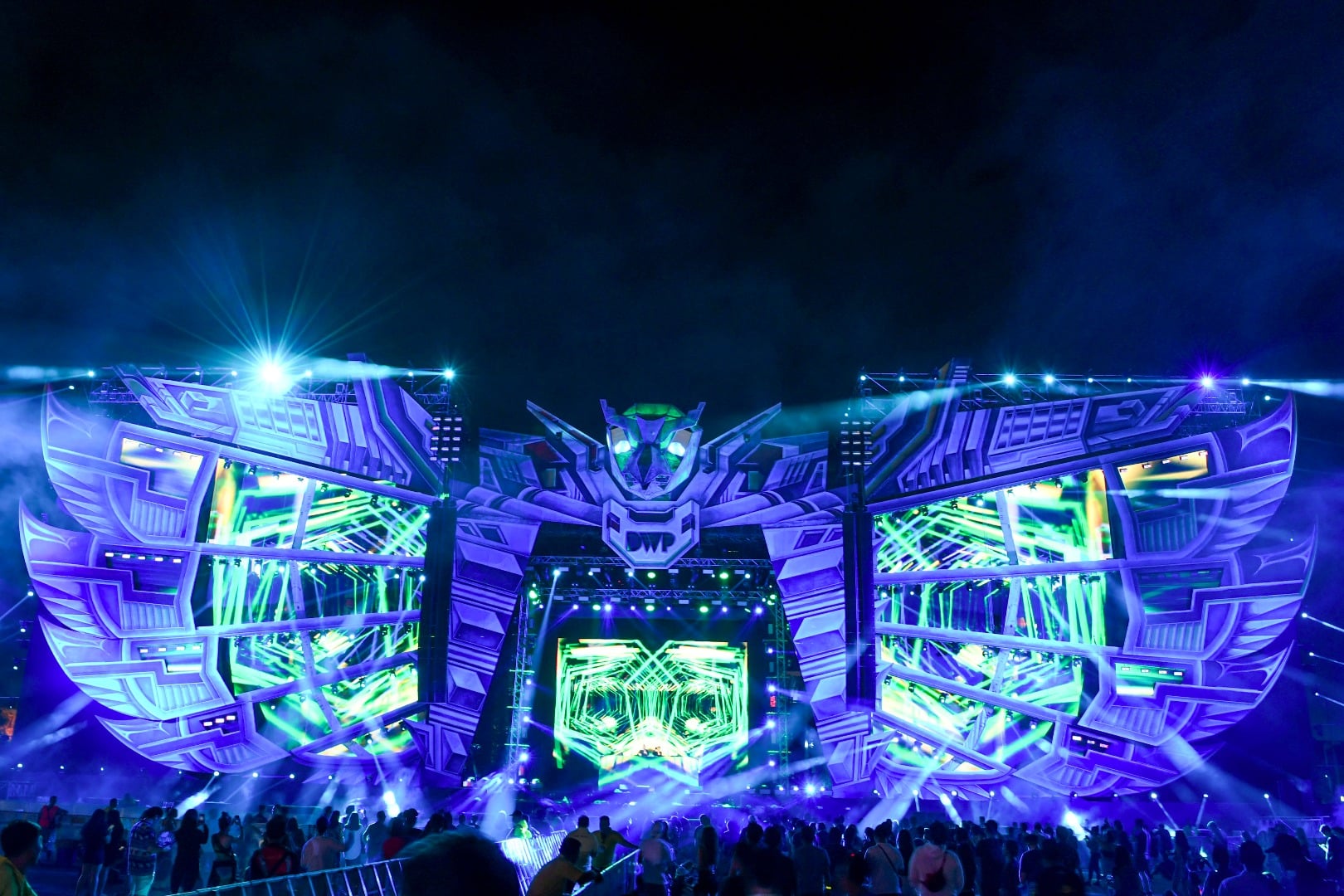 Suasana dari festival musik Djakarta Warehouse Project (DWP) 2019 