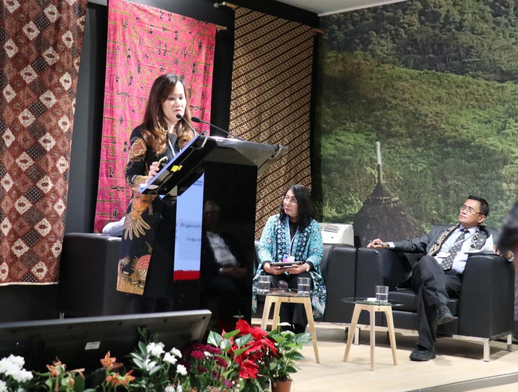 Panel diskusi di Pavilion Indonesia pada COP 25 madrid