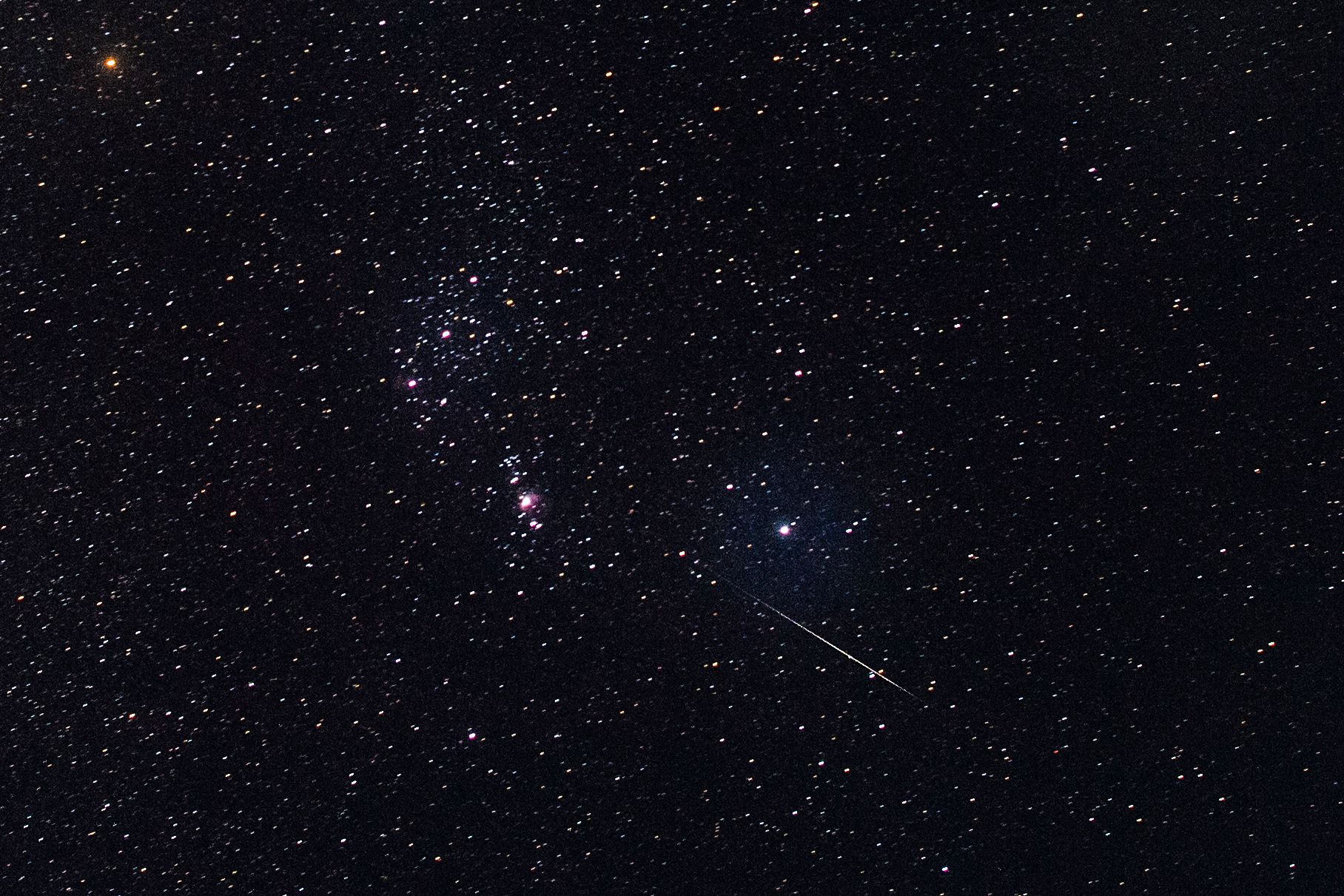 Hujan meteor Geminid pada tahun lalu