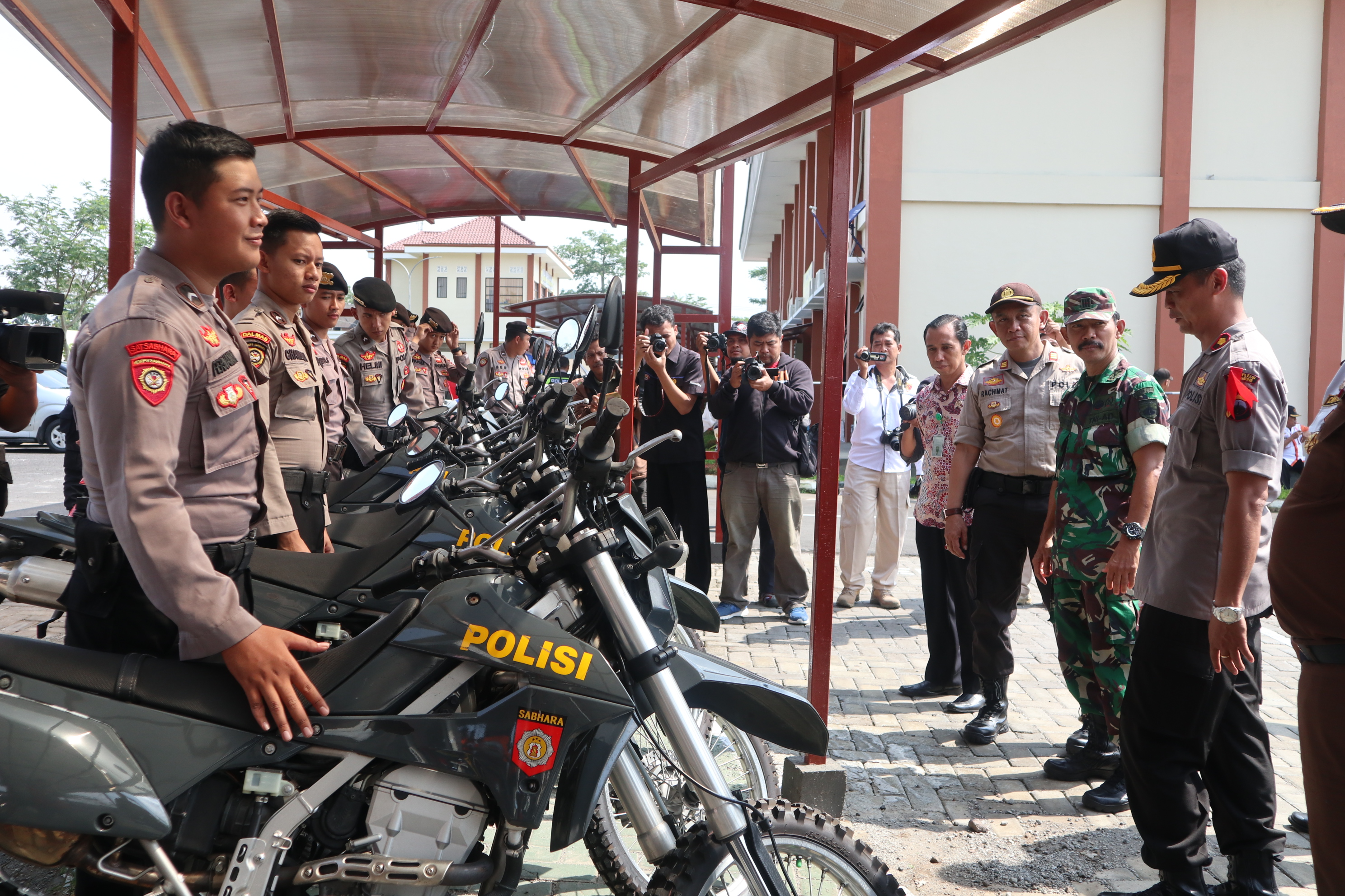 Polres Temanggung menggelar apel keamanan Natal dan Tahun Baru