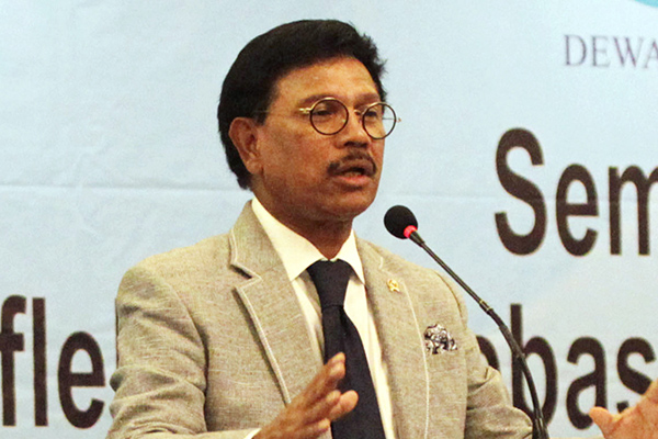 Menteri Komunikasi dan Informatika Johnny G Plate