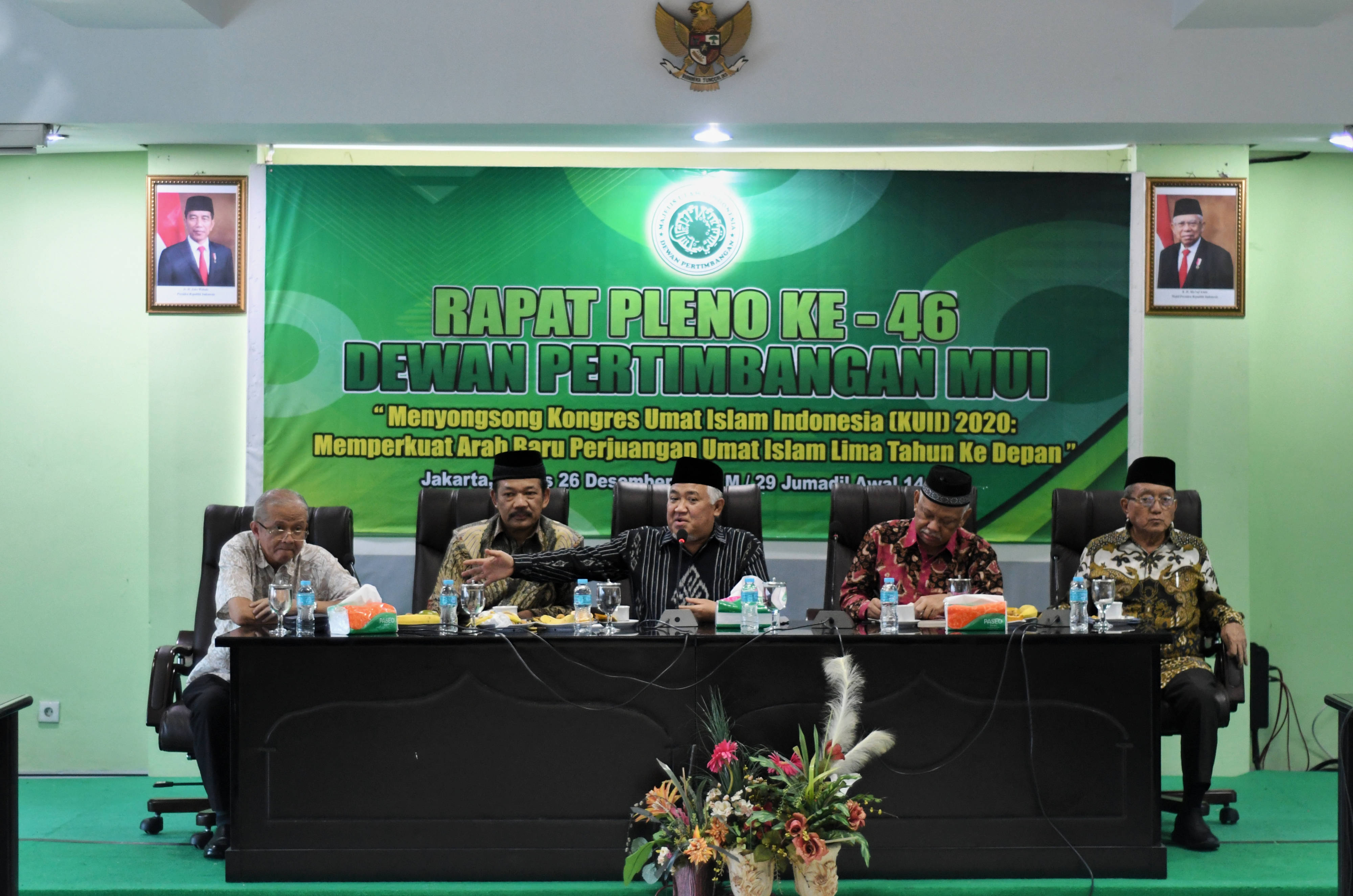 Rapat Pleno ke-46 Dewan Pertimbangan MUI ini membahas tema menyongsong Kongres Umat Islam Indonesia (KUII) 2020