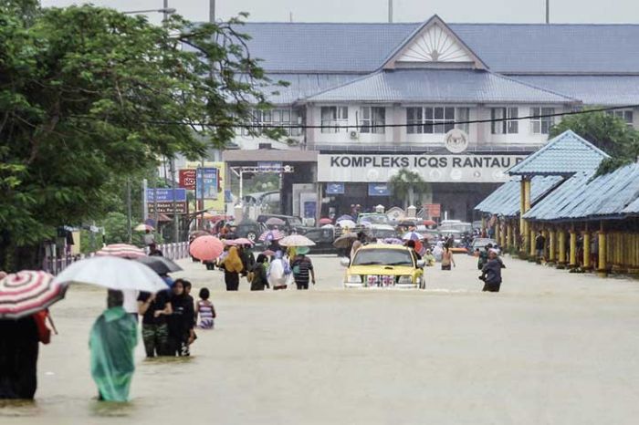 Banjir Memburuk, 9.000 Jiwa di Johor Mengungsi