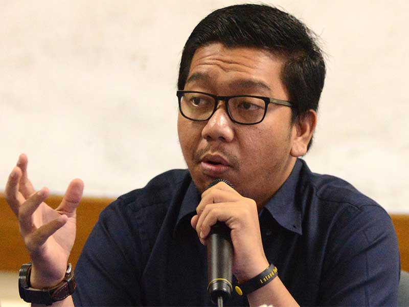 Peneliti Divisi Hukum dan Monitoring Peradilan Indonesia Corruption Watch (ICW), Kurnia Ramadhana.