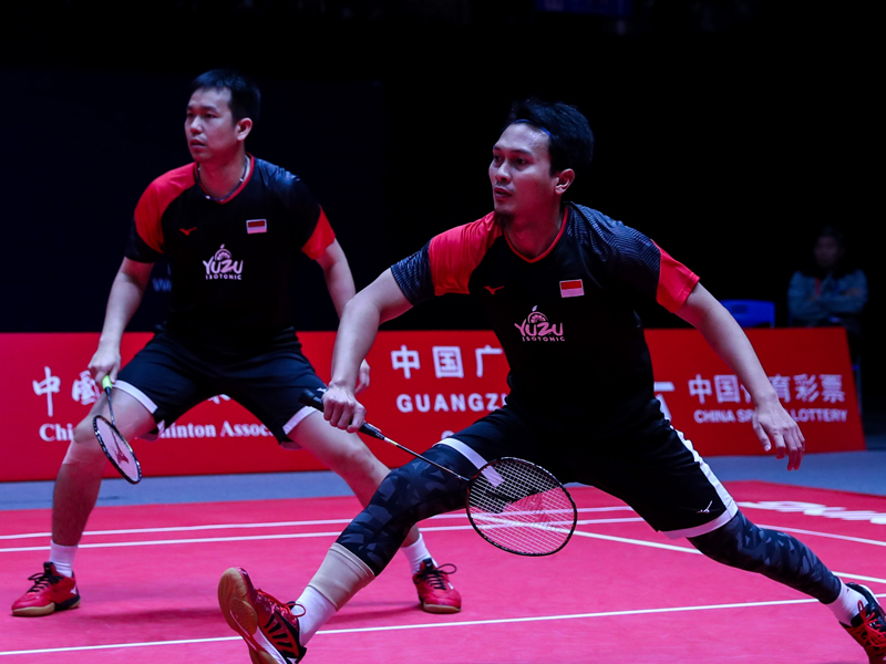 Ganda putra Hendra Setiawan/Mohammad Ahsan