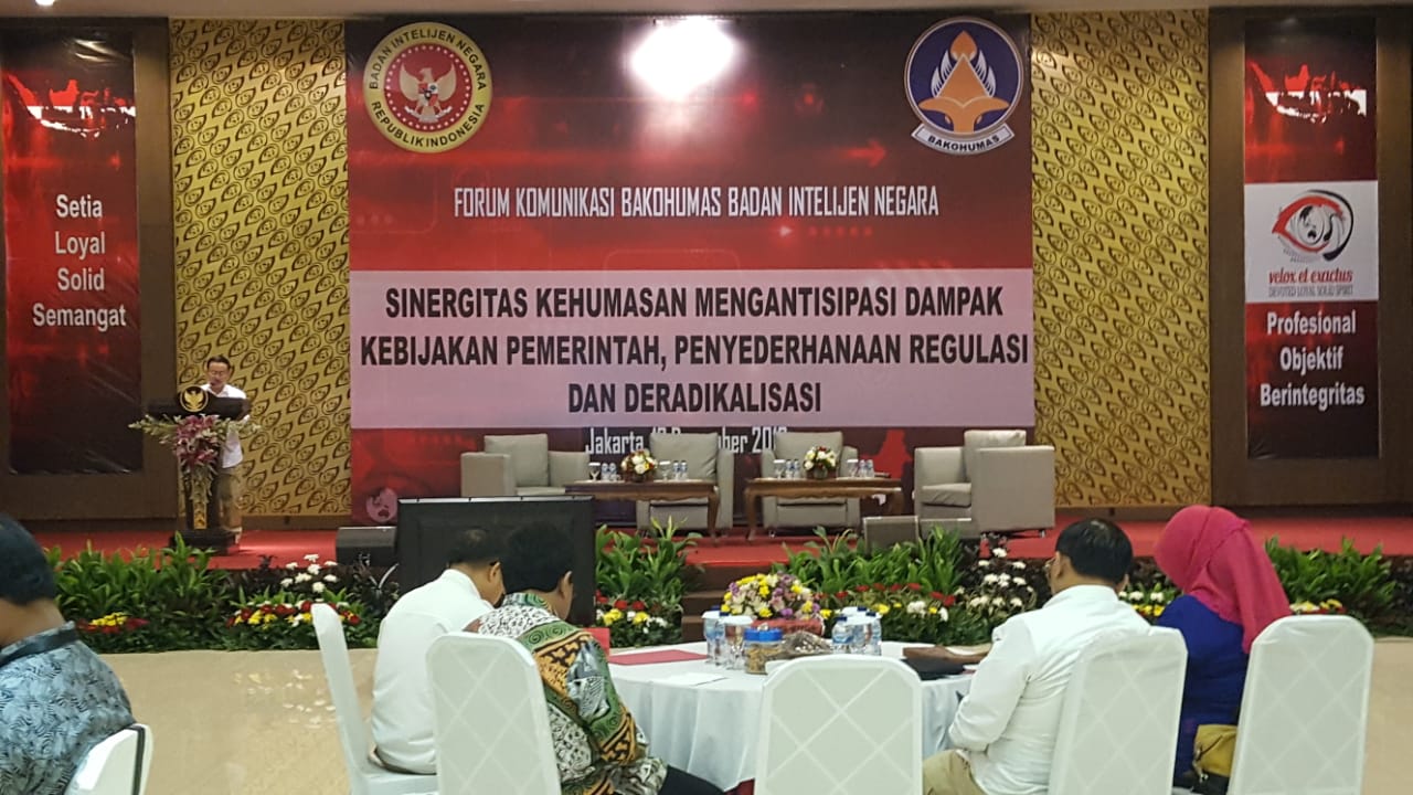 Forum Komunikasi Bakohumas yang digelar BIN