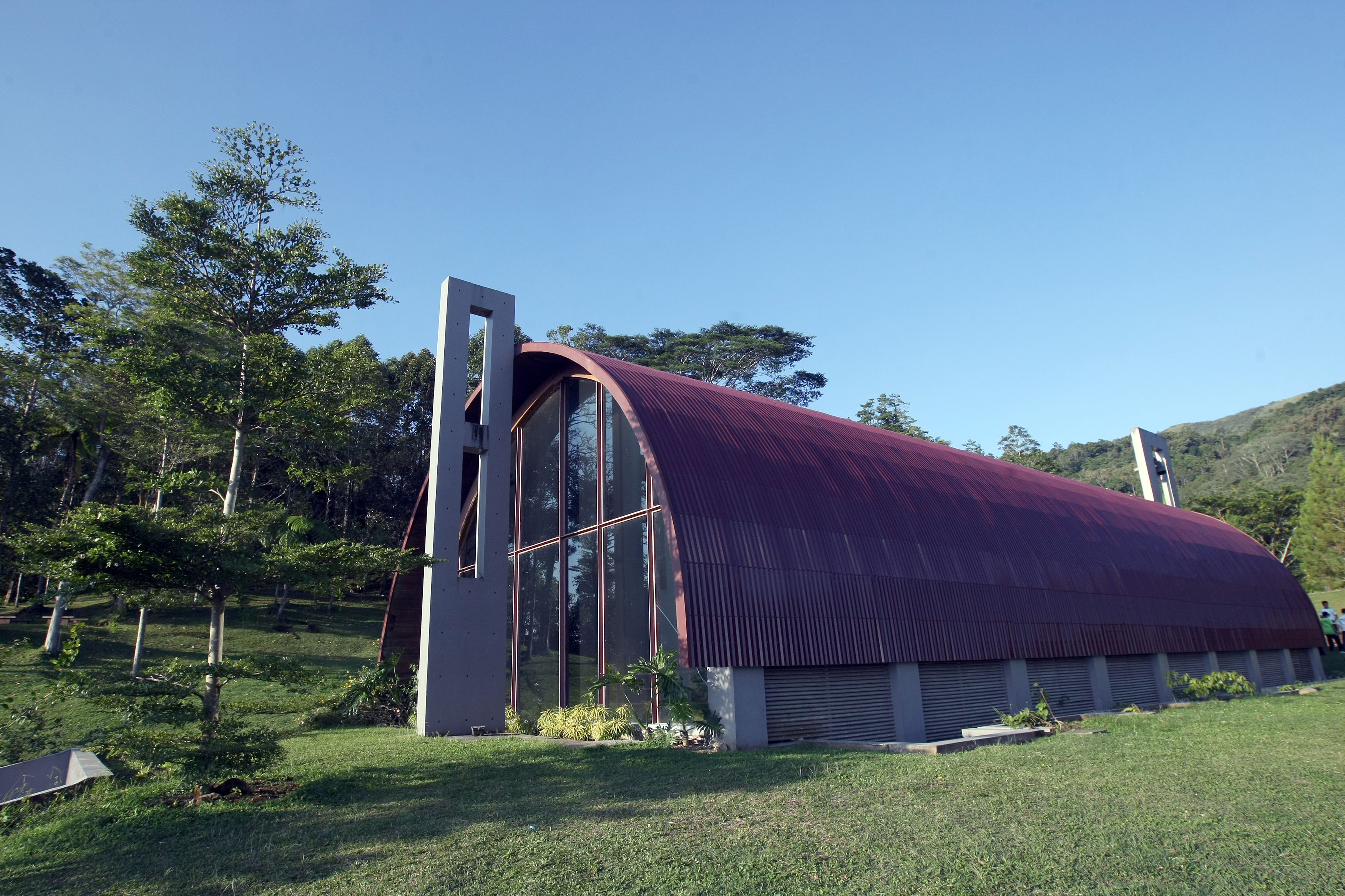 Bukit Doa di Kota Tomohon, Sulawesi Utara.