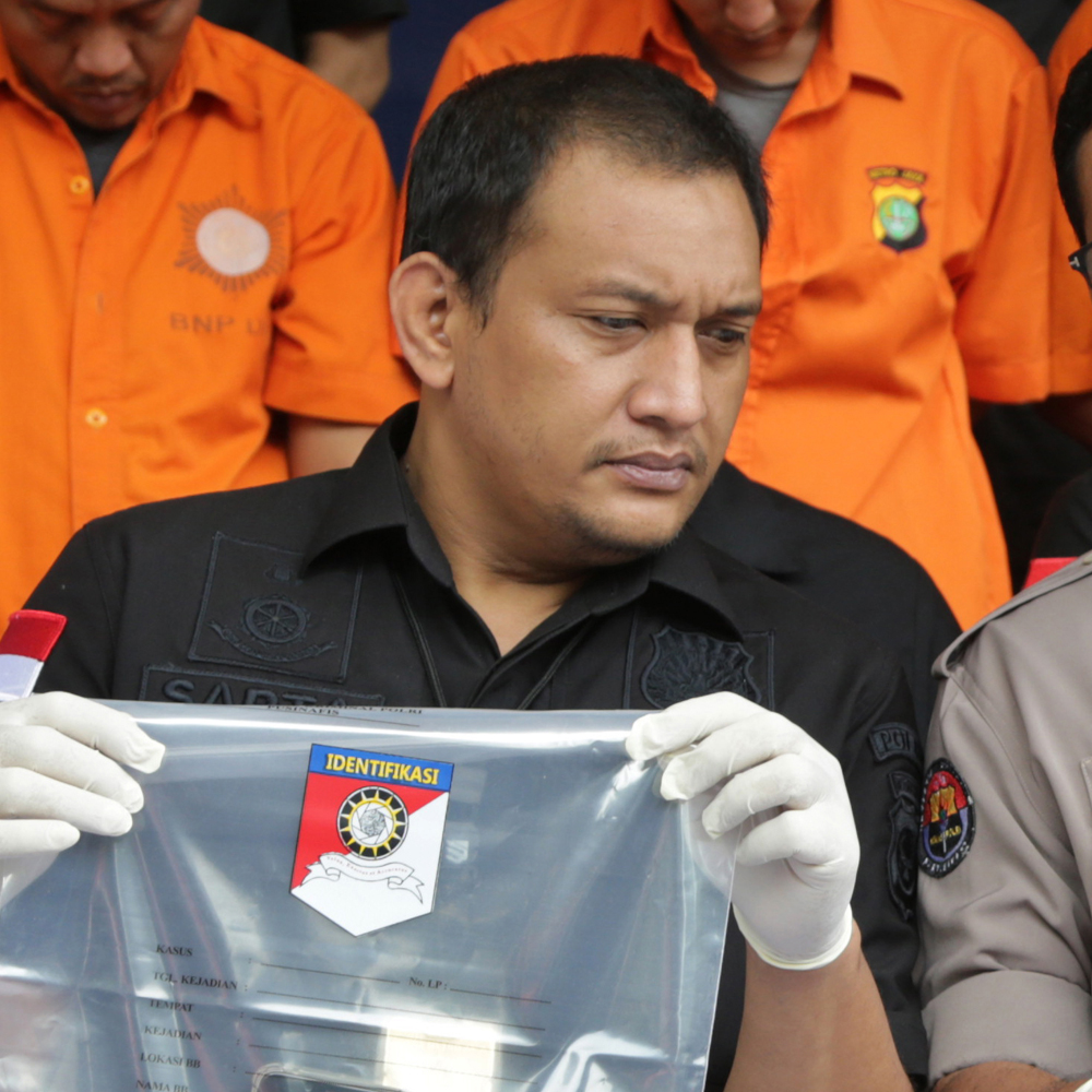 Wakil Direktur Raserse Narkoba Polda Metro Jaya AKBP Sapta Maulana Marpaung