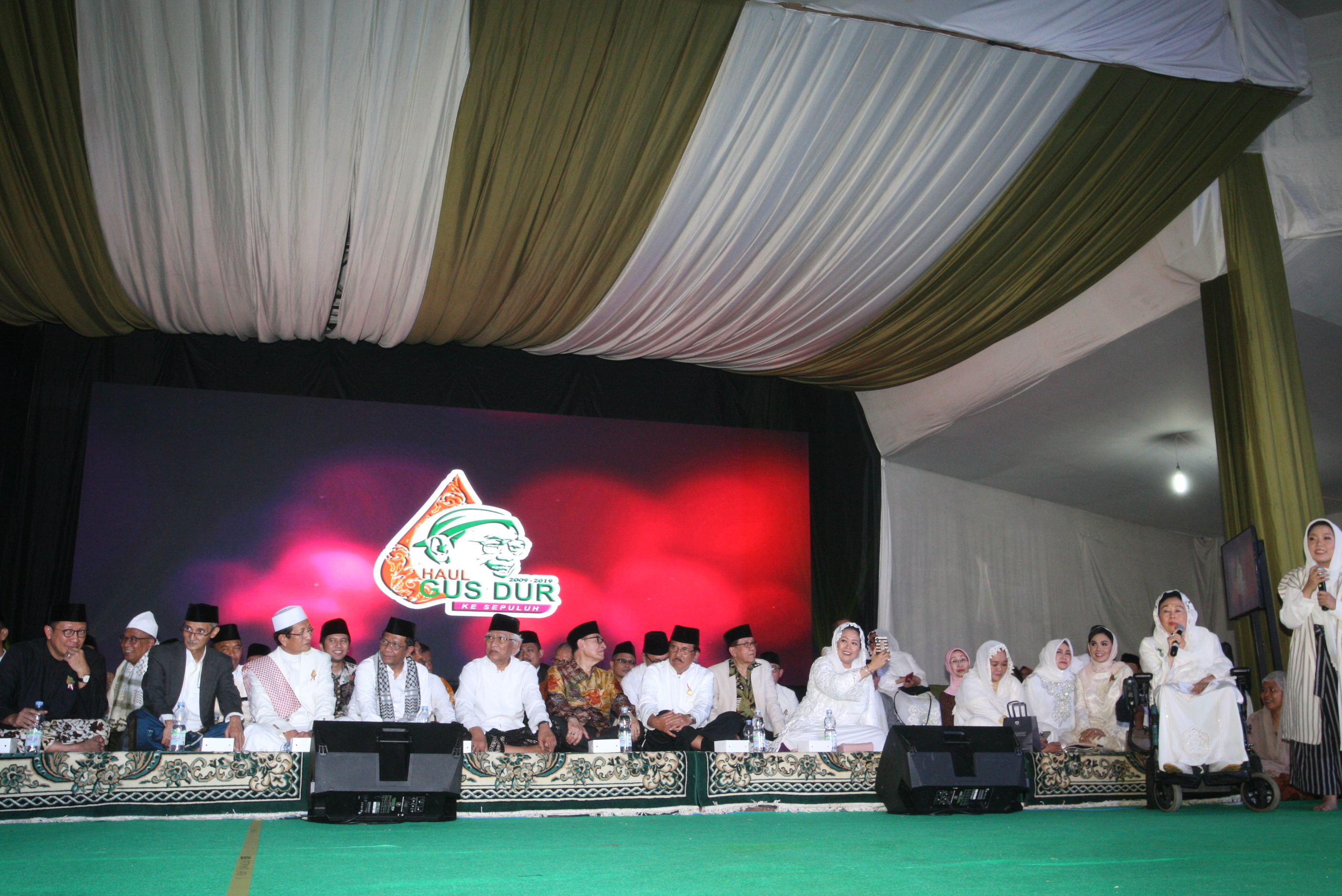 Suasana haul Gus Dur, Sabtu (28/12)