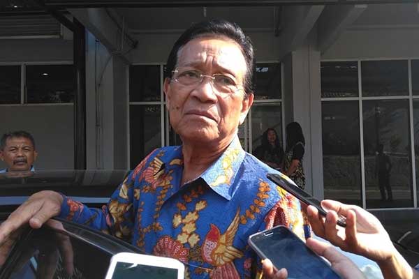 Gubernur Daerah Istimewa Yogyakarta (DIY) Sri Sultan Hamengkubuwono (HB) X