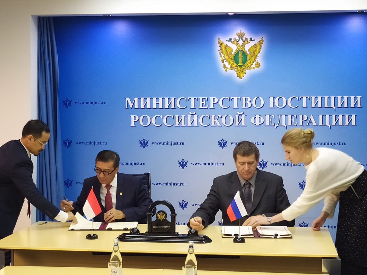 RI-Rusia Tandatangani Perjanjian Mutual Legal Assistance