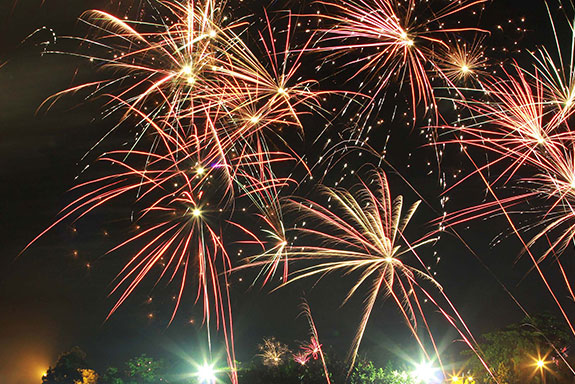 Perayaan malam tahun baru