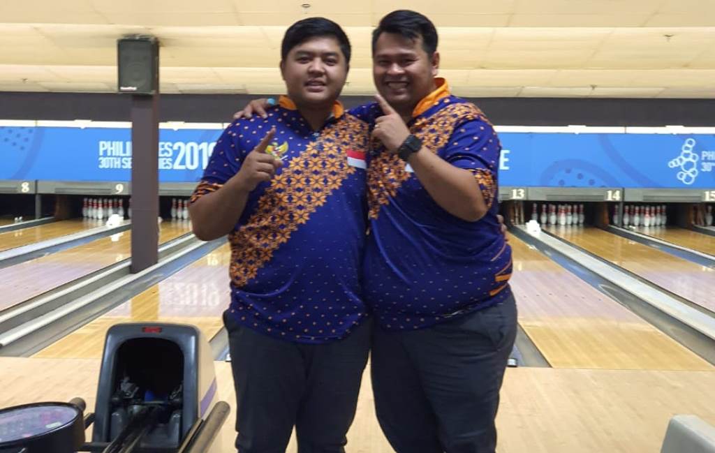 Atlet ganda putra Boling Billy Muhammad Islam/Hardy Rachmadian