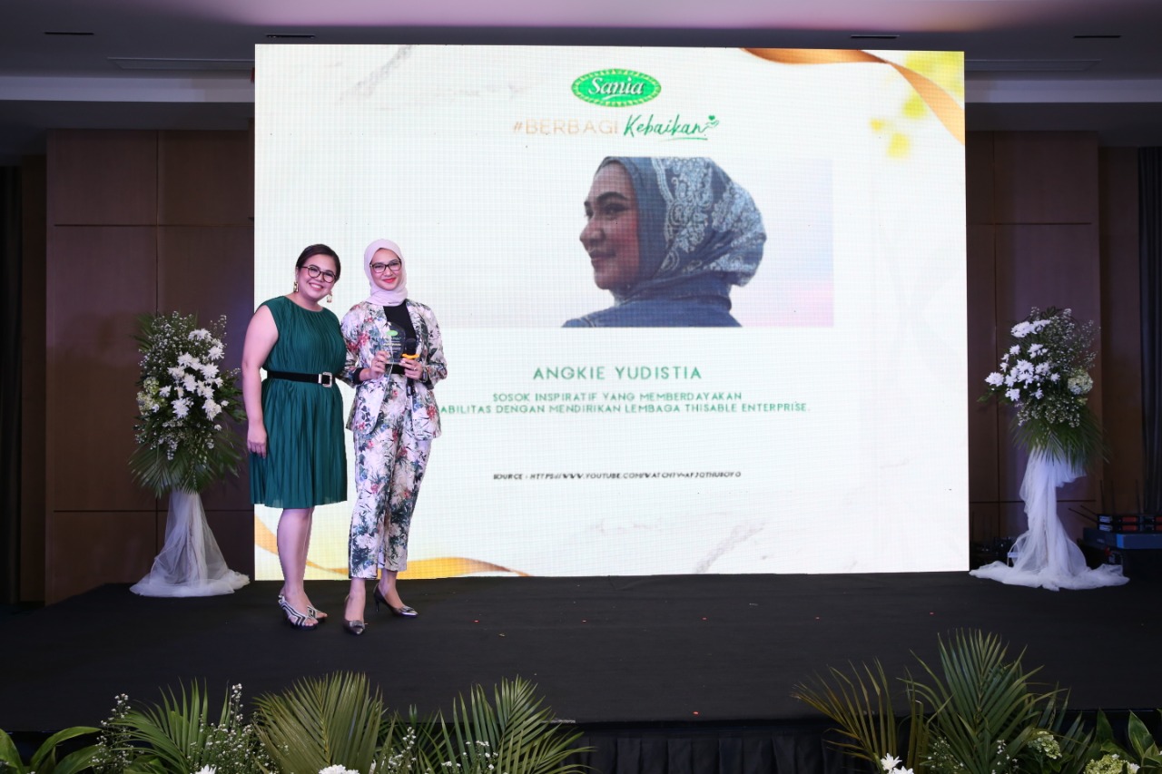 Stafsus Presiden Angkie Yudistia dinobatkan jadi sosok inspiratif oleh Sania