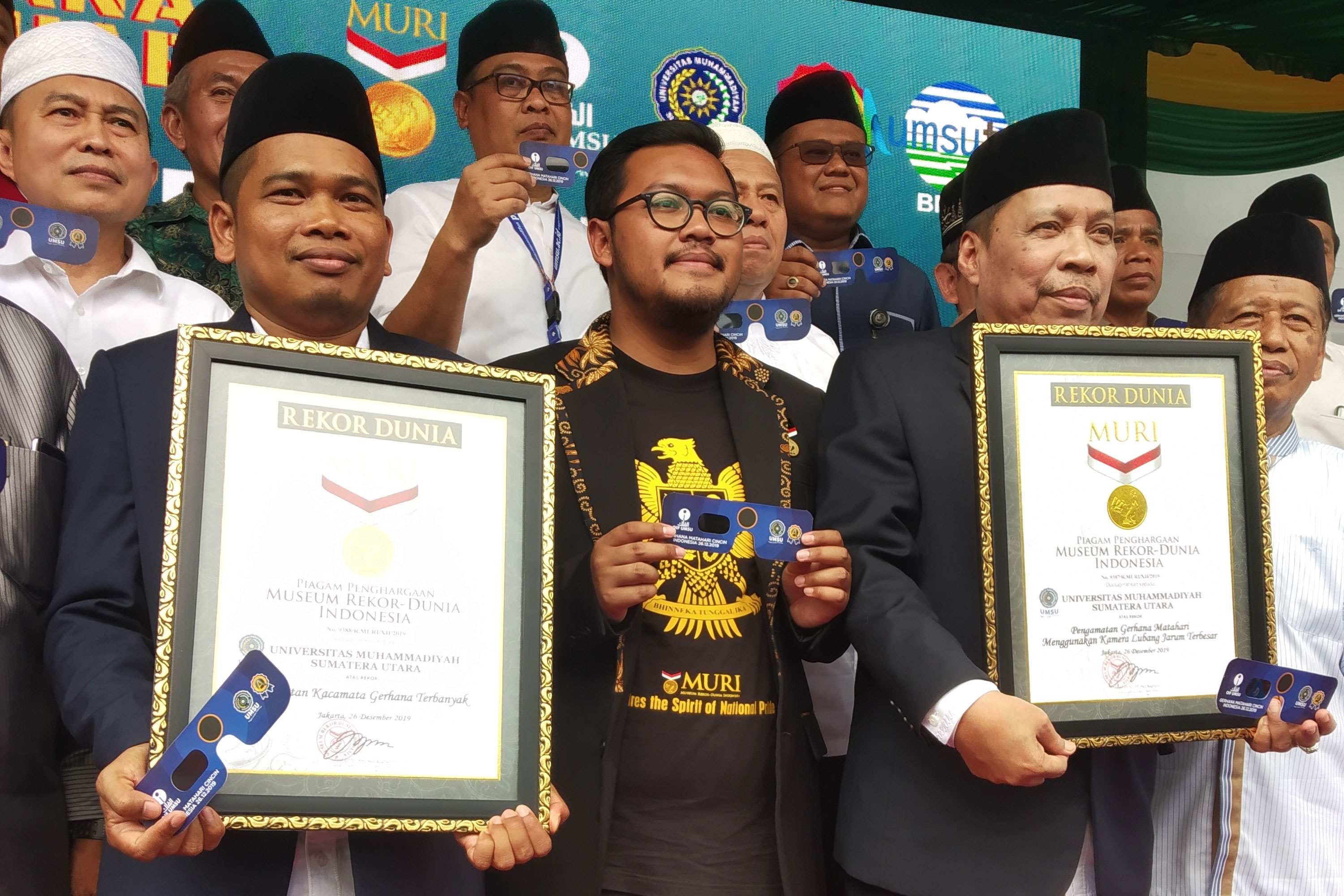 UMSU Pecahkan Rekor Dunia terkait Gerhana Matahari Cincin