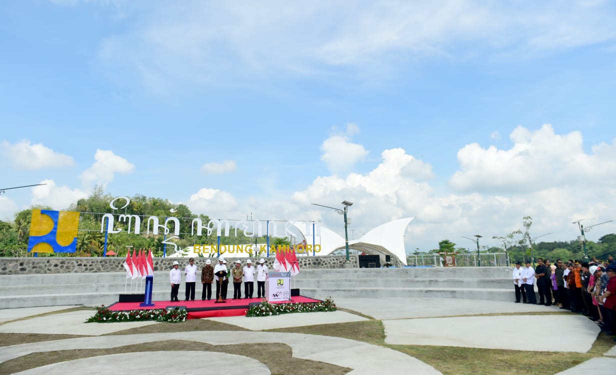 Presiden Sebut Bendung Kamijoro untuk Ketahanan Pangan