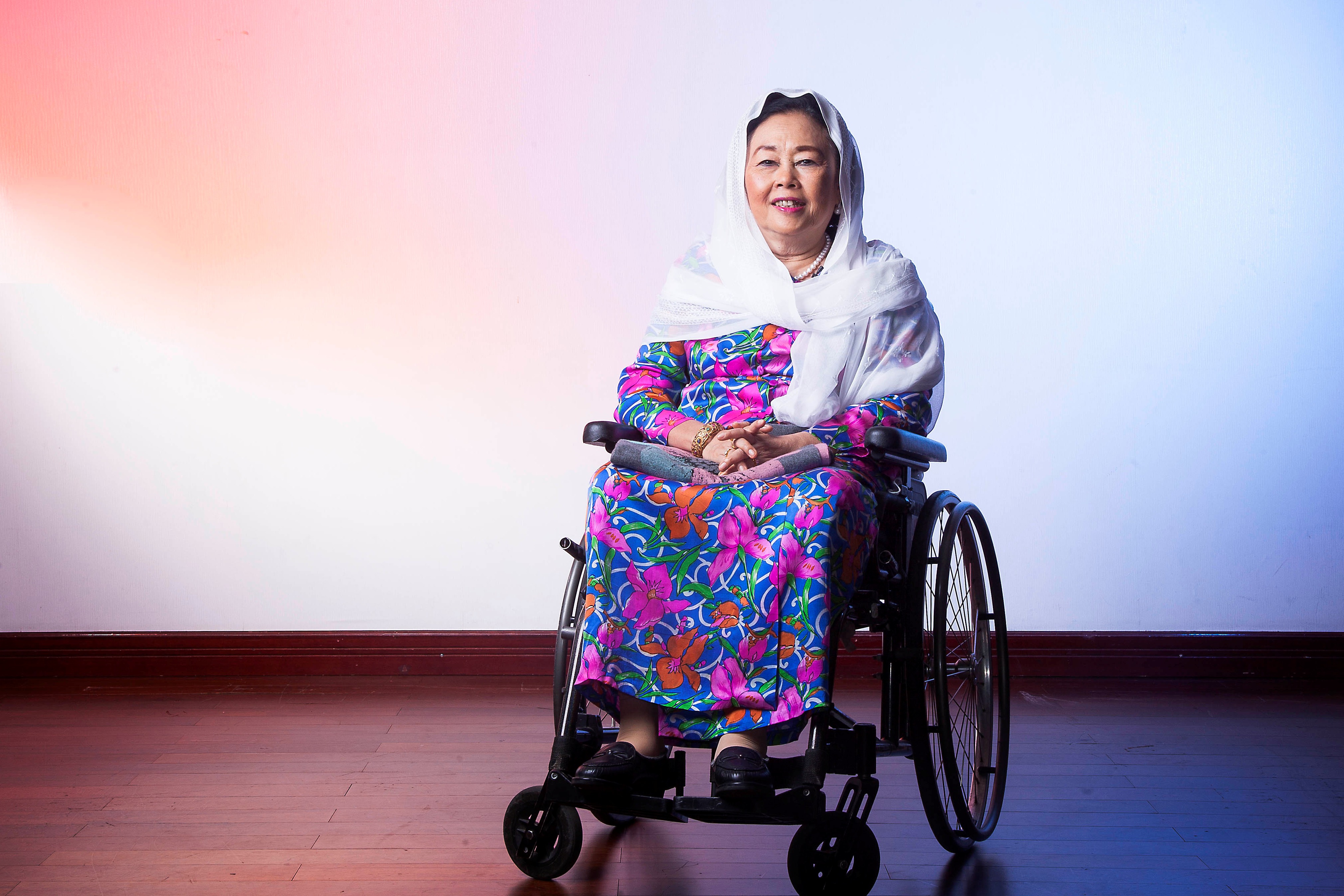 Istri mendiang Presiden Keempat Republik Indonesia Abdurrahman Wahid (Gus Dur), Sinta Nuriyah.