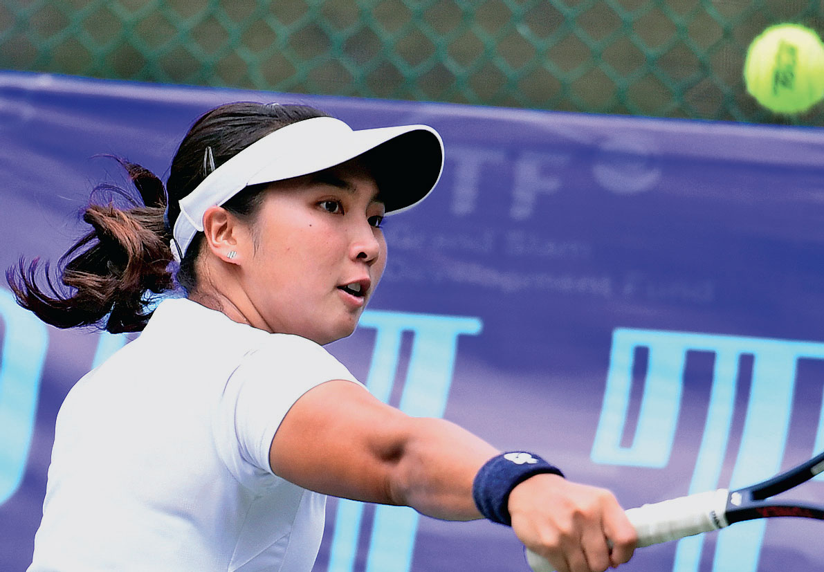 Petenis putri Indonesia Aldila Sutjiadi berpeluang menyumbang emas untuk kontingen Indonesia di SEA Games 2019 Filipina 