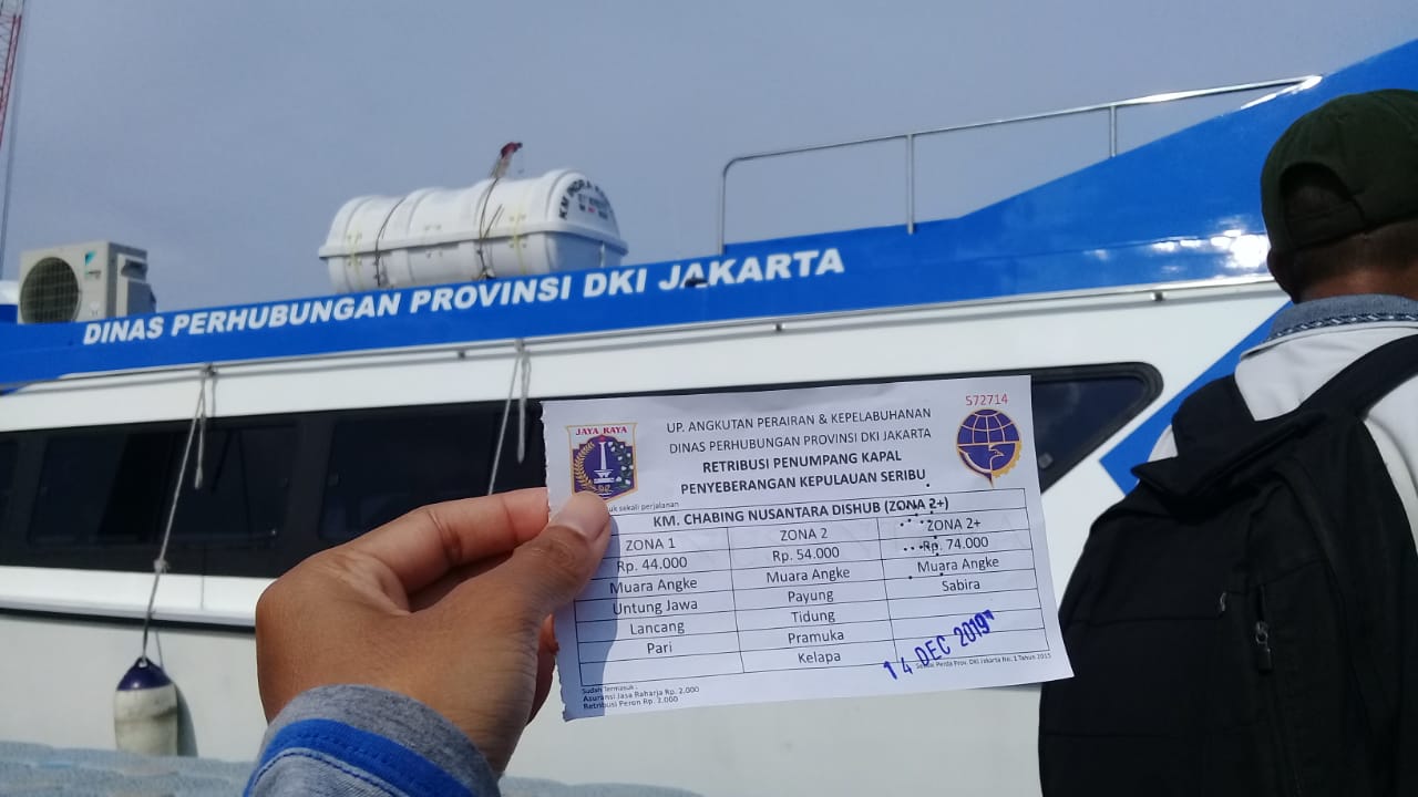 Tiket Kapal Feri untuk Warga Pulau Sebira