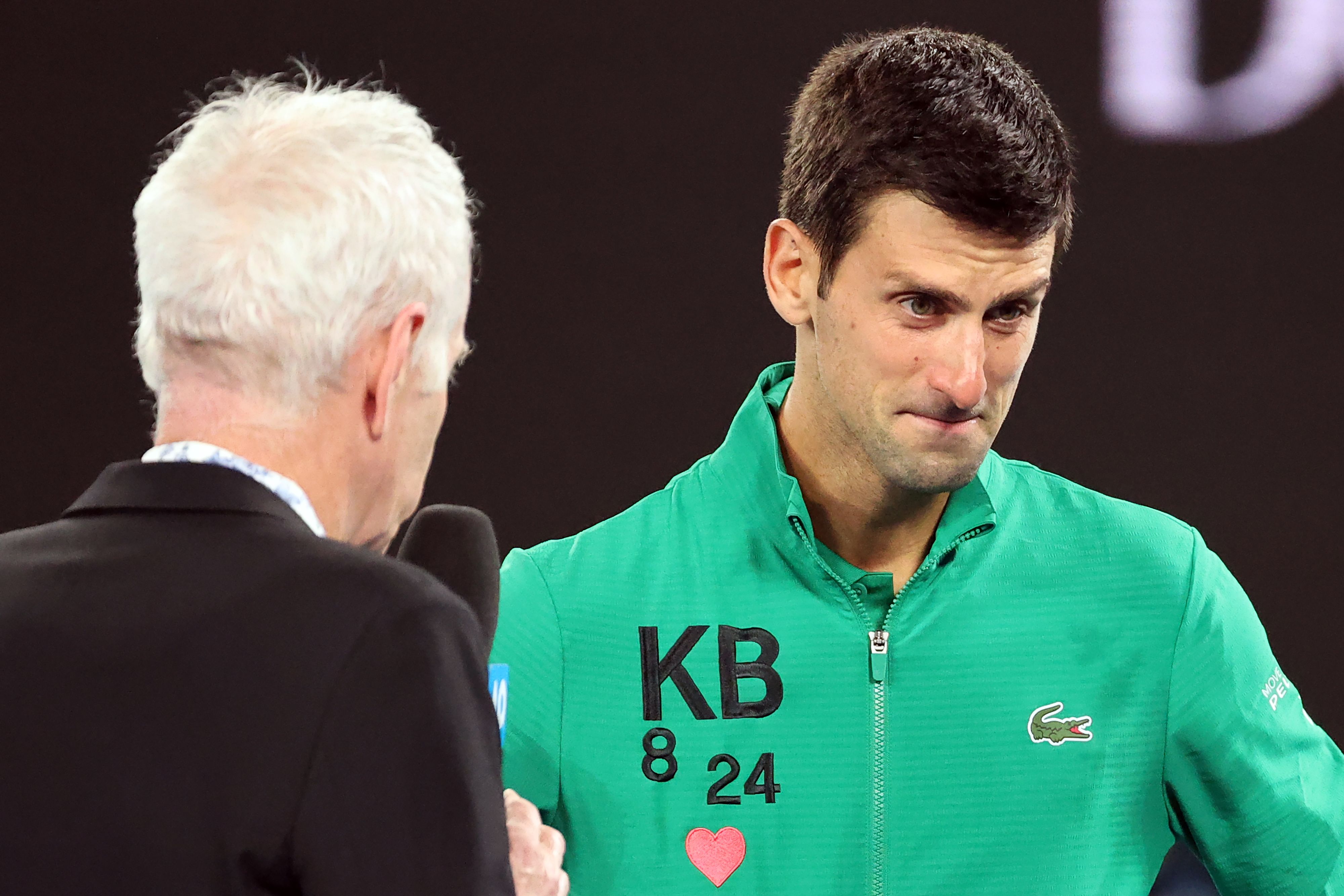 Novak Djokovic emosional saat berbicara mengenai Kobe Bryant