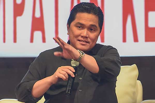 Menteri BUMN Erick Thohir.