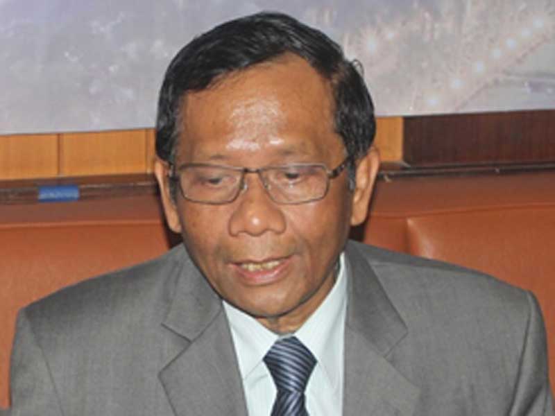 Menkopolhukam, Mahfud MD saat berada di Universitas Brawijaya, Kota Malang, Jawa Timur.