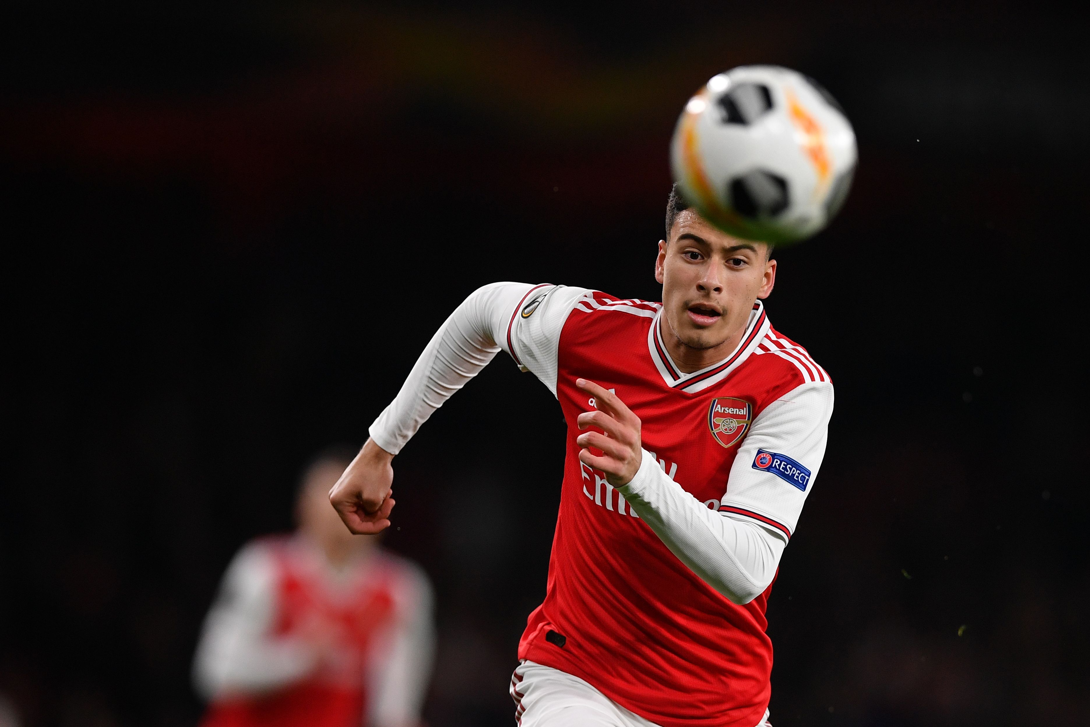 Pemain Arsenal Gabriel Martinelli.