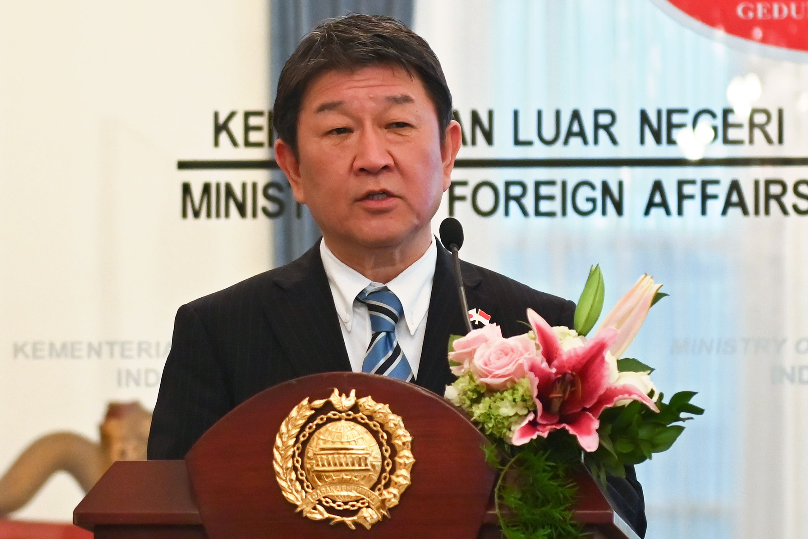 Menteri Luar Negeri Jepang Toshimitsu Motegi.
