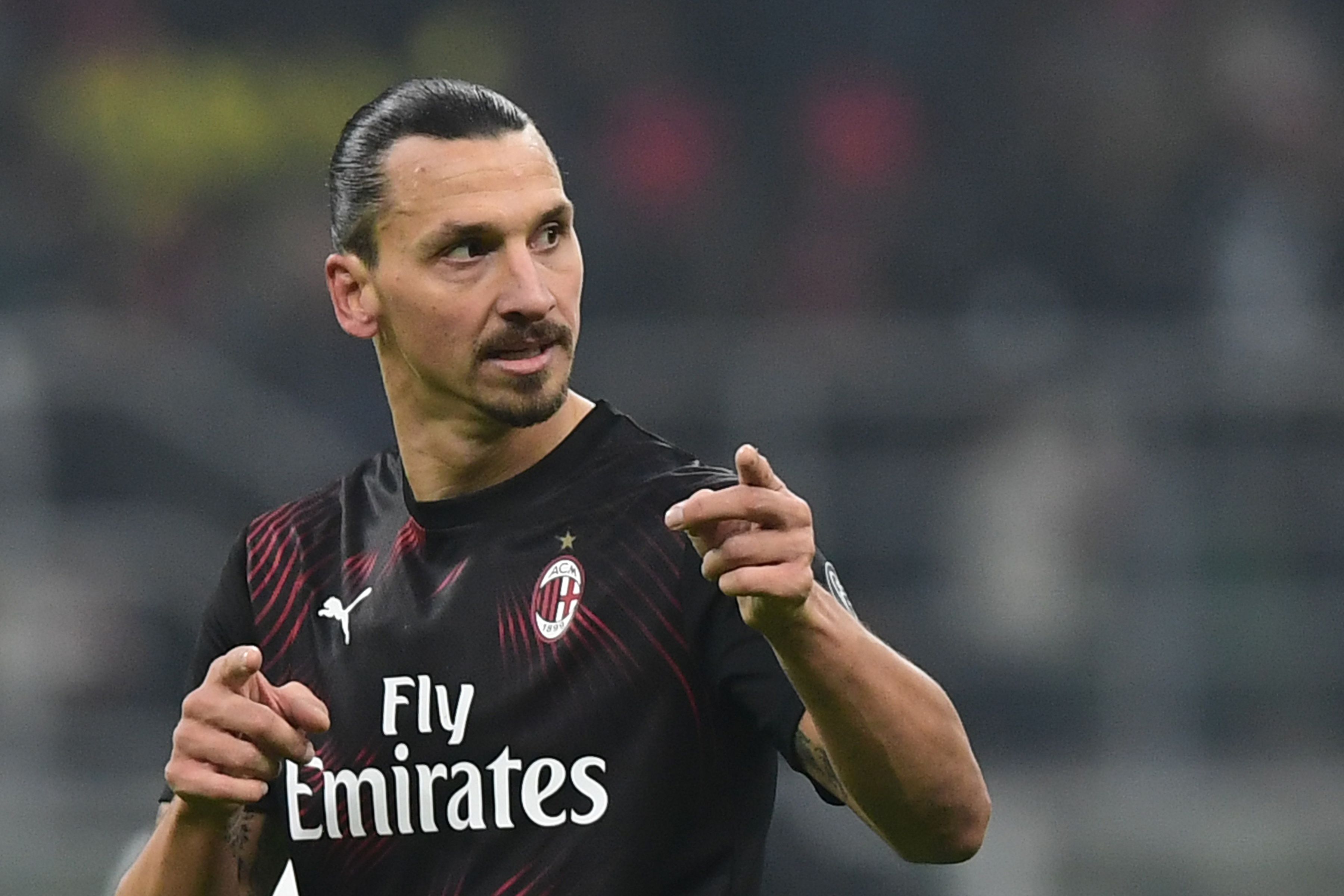 Penyerang Milan Zlatan Ibrahimovic