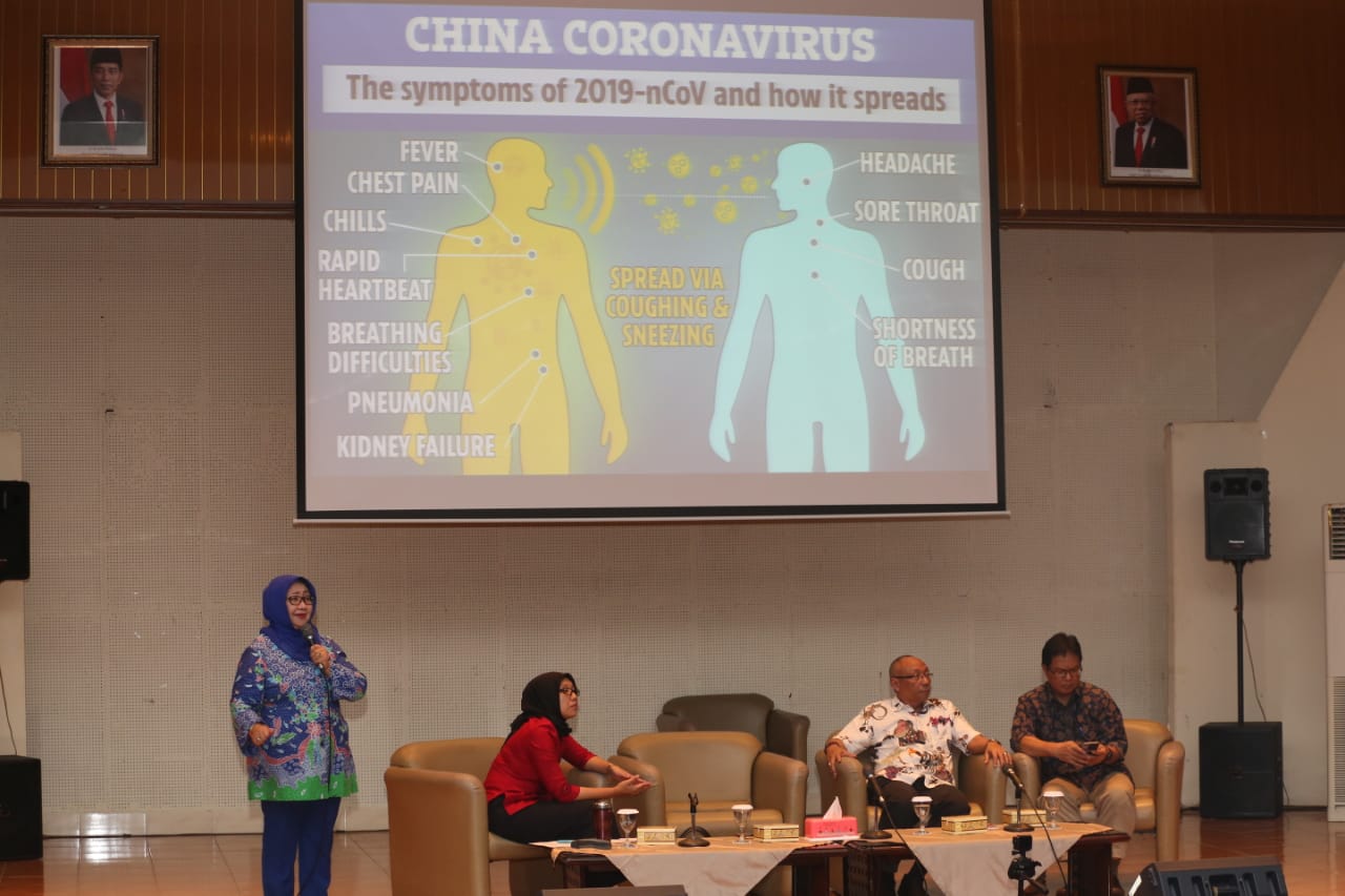   IPB University menyelenggarakan kegiatan 10th Strategic Talks dengan tema Mengenal Lebih Jauh Virus Corona dan Strategi Mitigasi Dampak.