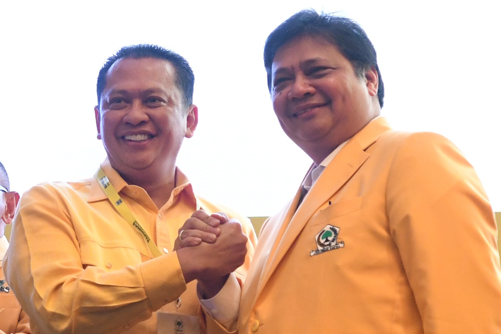 Bambang Soesatyo dan Ketua Umum Partai Golkar Airlangga Hartarto