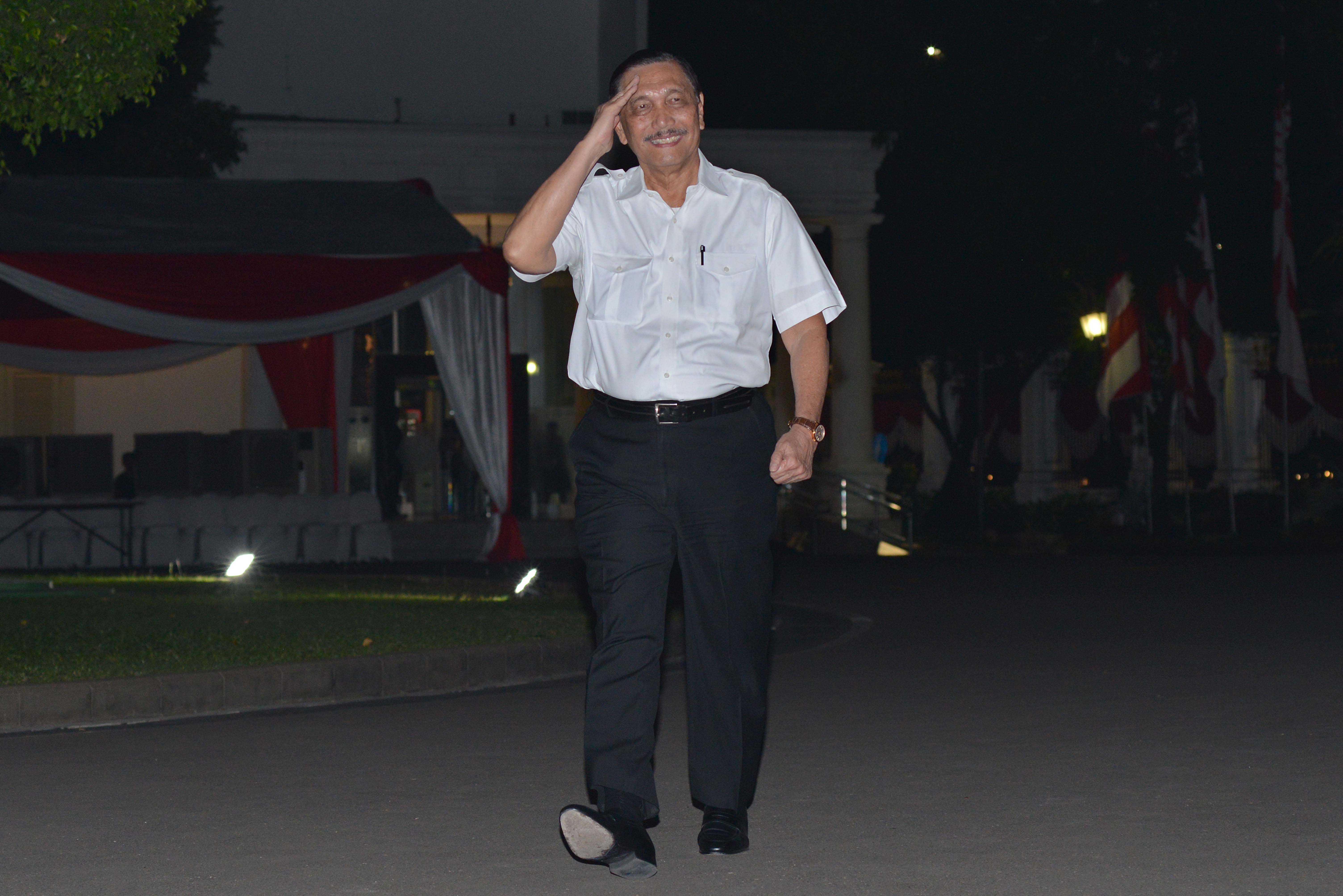 Menko Kemaritiman dan Investasi Luhut Binsar Pandjaitan