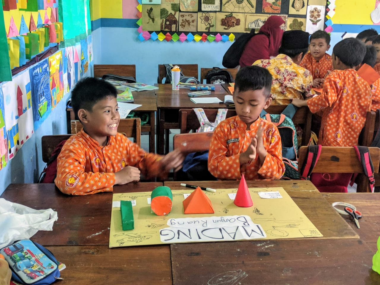 SD Muhammadiyah Mantaran, Sleman, menerapkan kegiatan mengenal emosi lewat zona emosi.