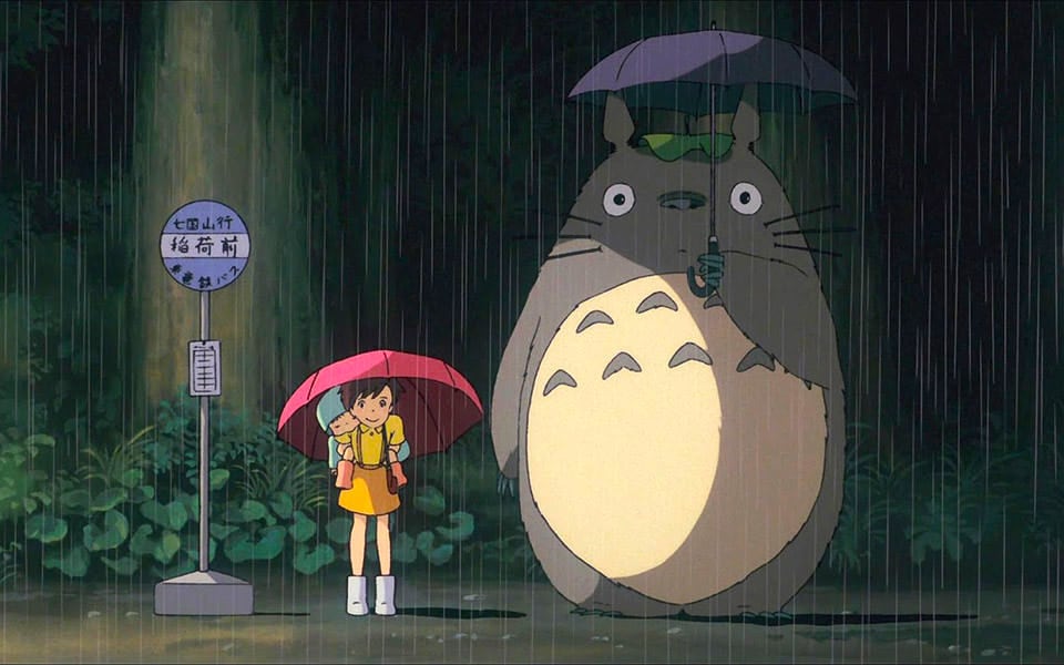 Cuplikan adegan di film My Neighbor Totoro