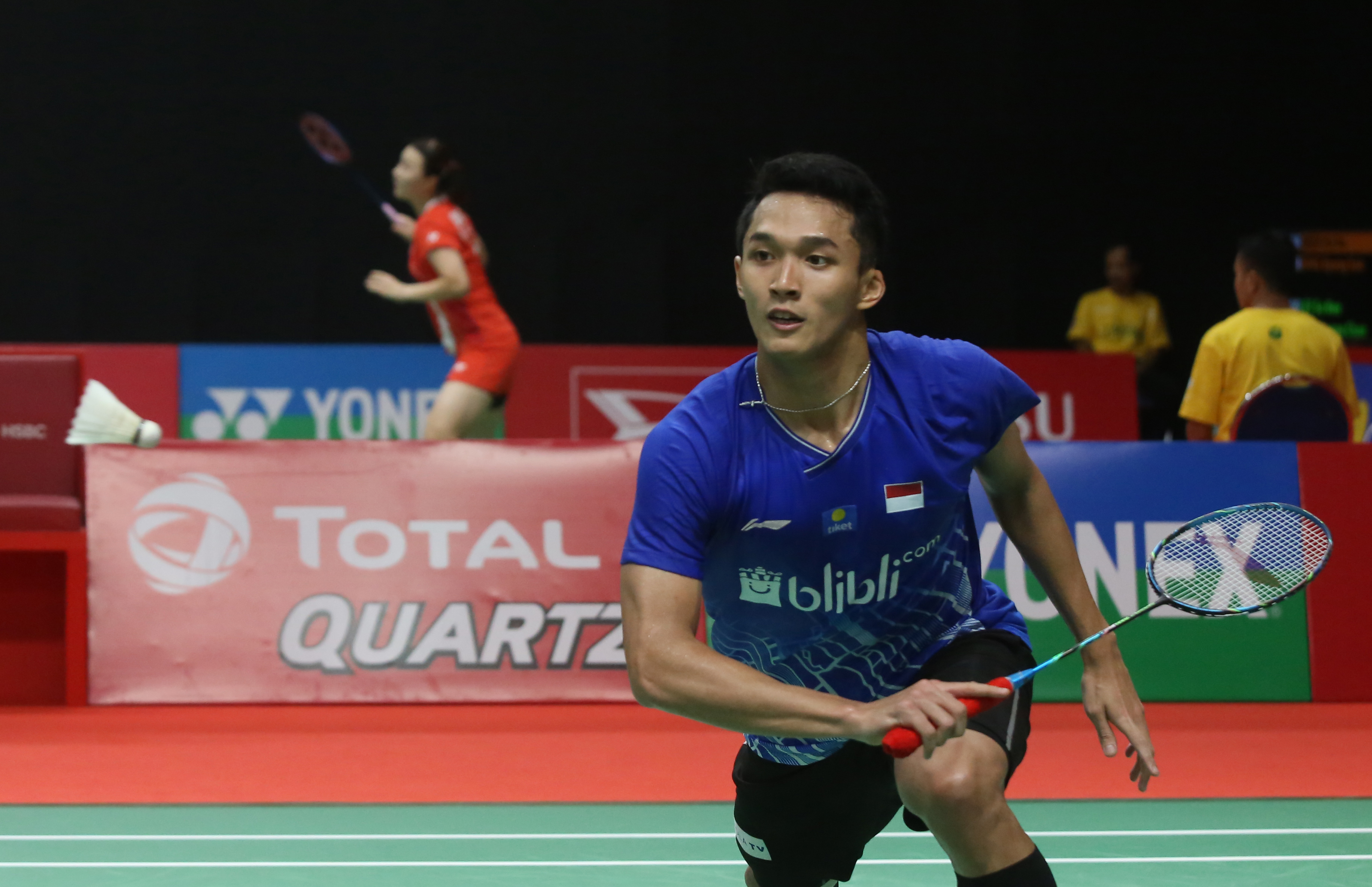 Pebulu tangkis tunggal putra Indonesia Jonatan Christie