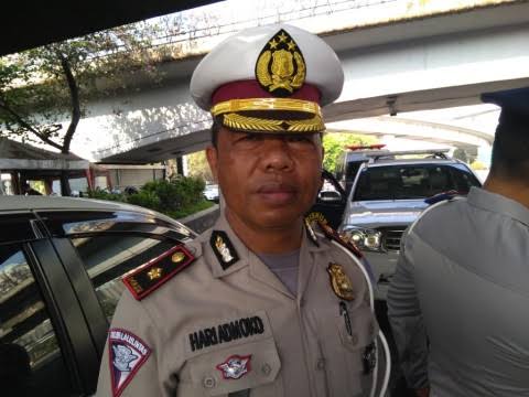 Kepala Satuan Lalu Lintas Jakarta Barat, Ajun Komisaris Besar Polisi Hari Admoko.
