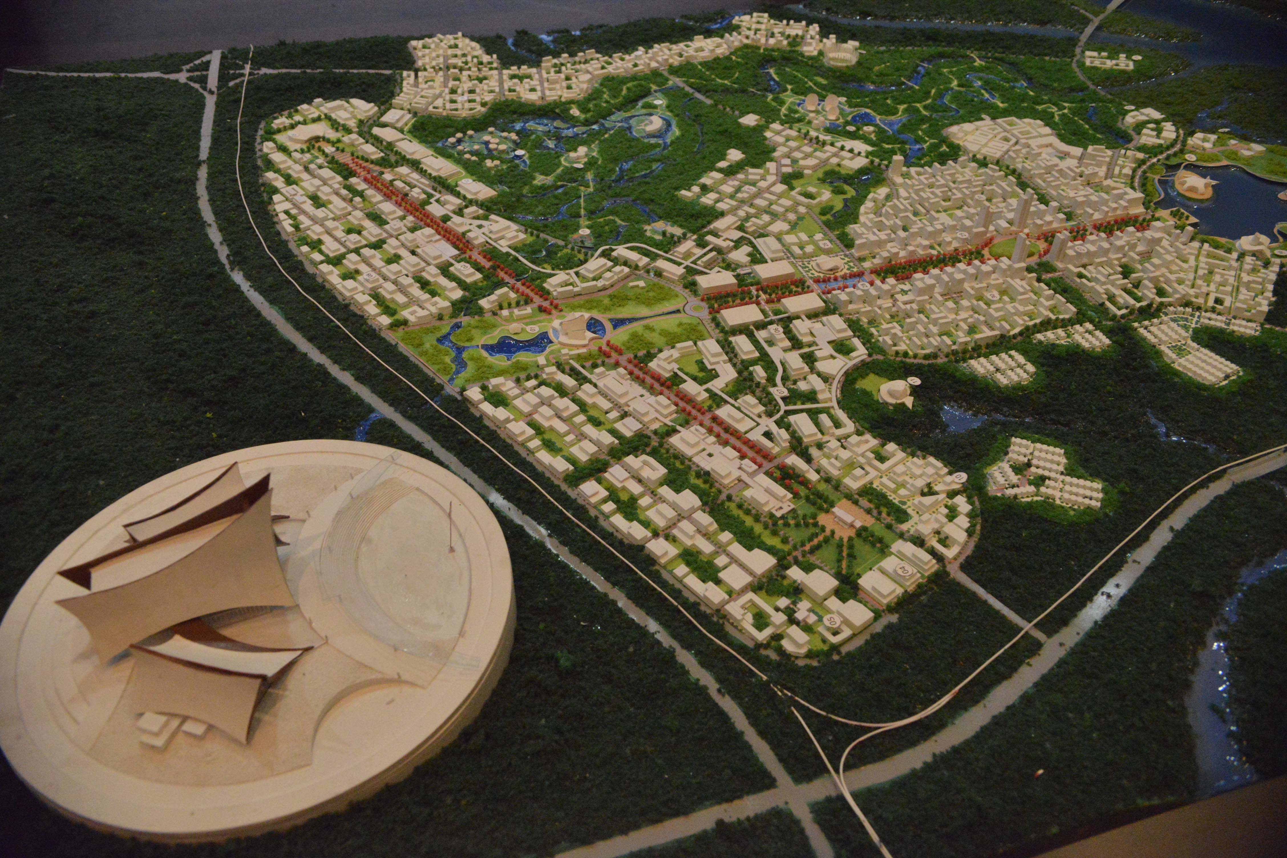  Pemenang Maket Ibu Kota Baru, di Gedung Auditorium PUPR, Jakarta, Senin (23/12).