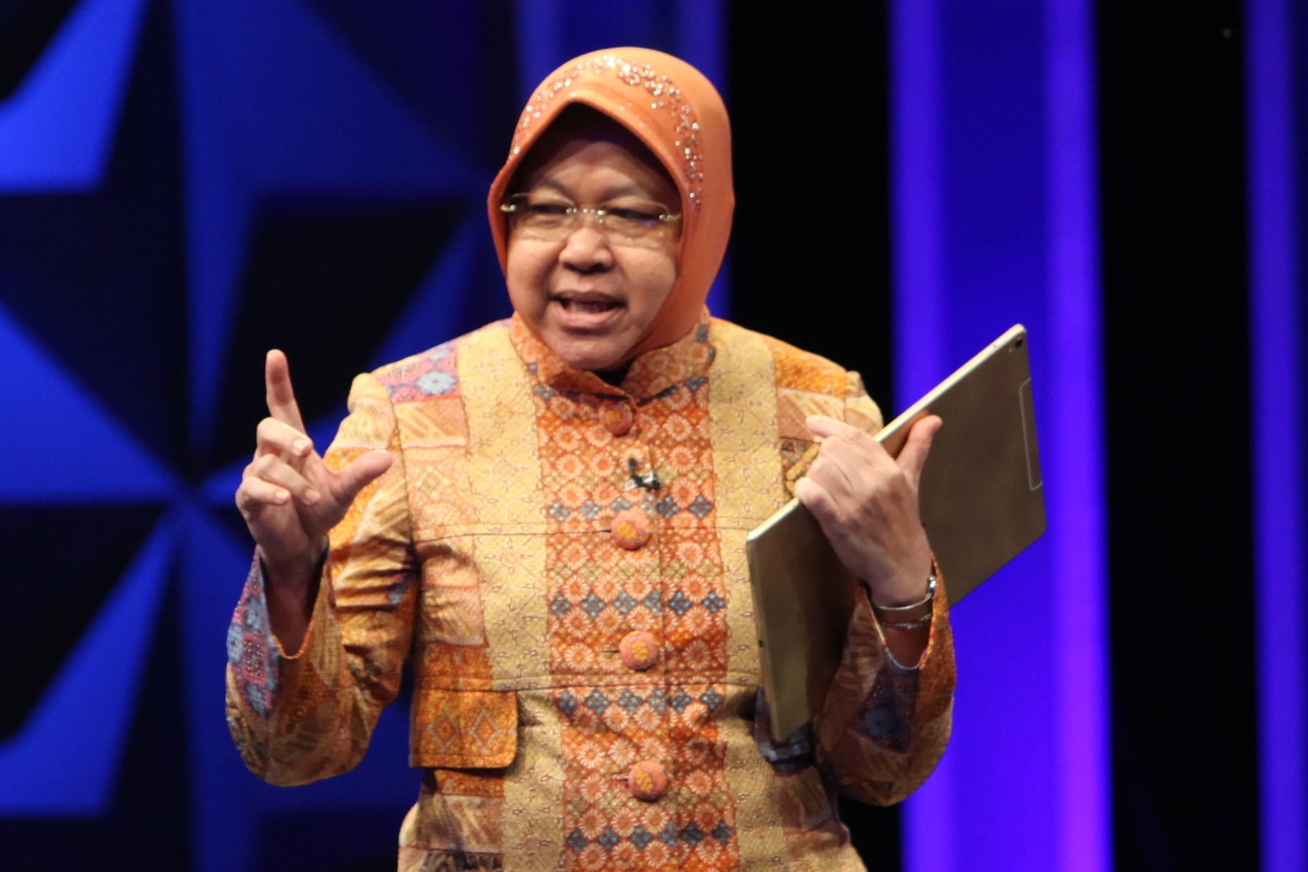 Ketua DPP PDIP yang juga Wali Kota Surabaya, Jawa Timur, Tri Rismaharini