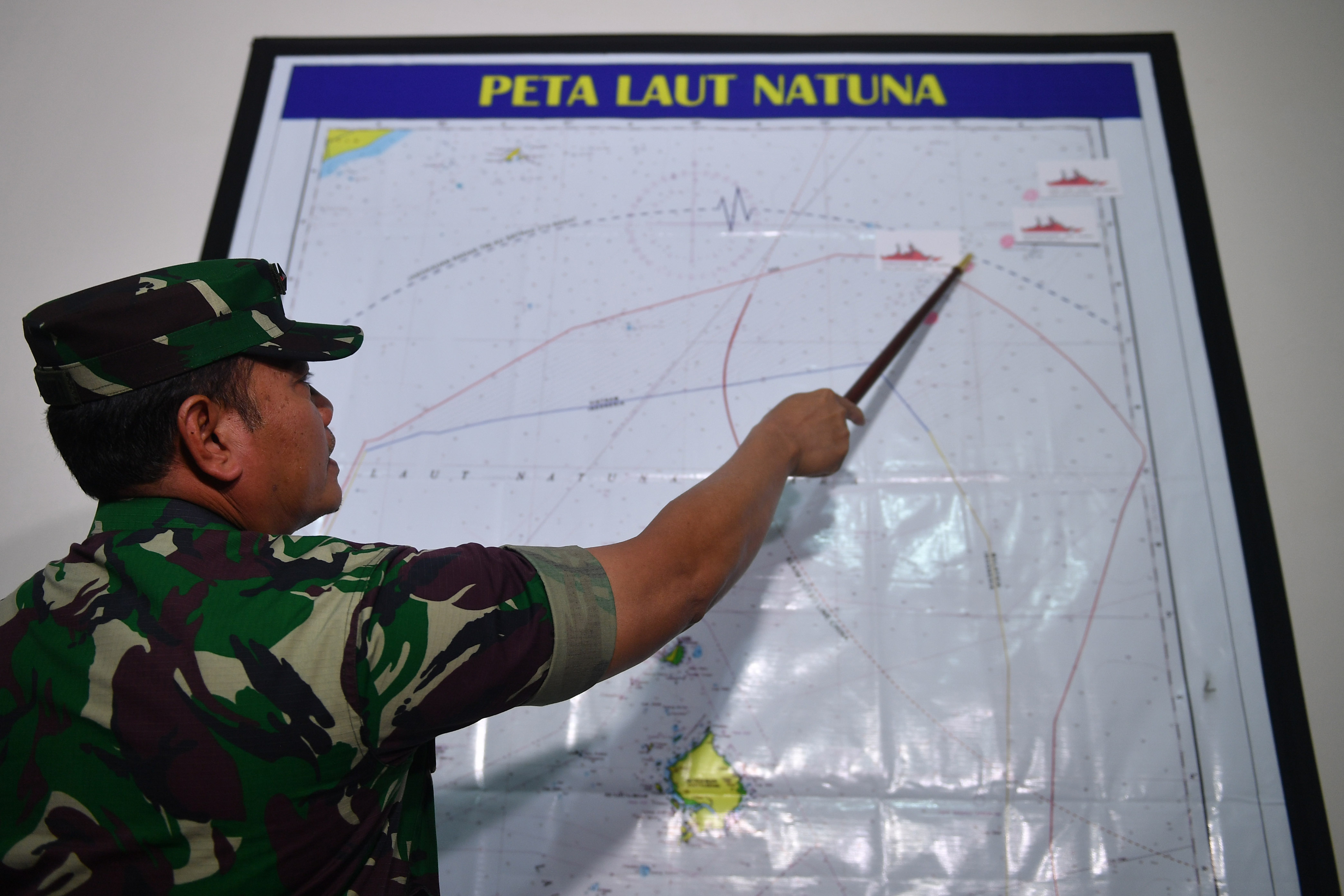 Pangkogabwilhan I Laksamana Madya TNI Yudo Margono menjelaskan tentang kondisi Laut Natuna.