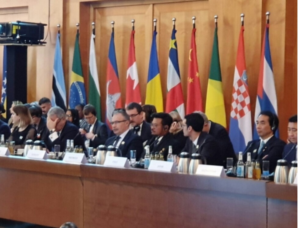 Menteri Pertanian Syahrul Yasin Limpo menghadiri forum menteri pertanian sedunia ke-11 di Berlin, Jerman, 16-18 Januari 2020.