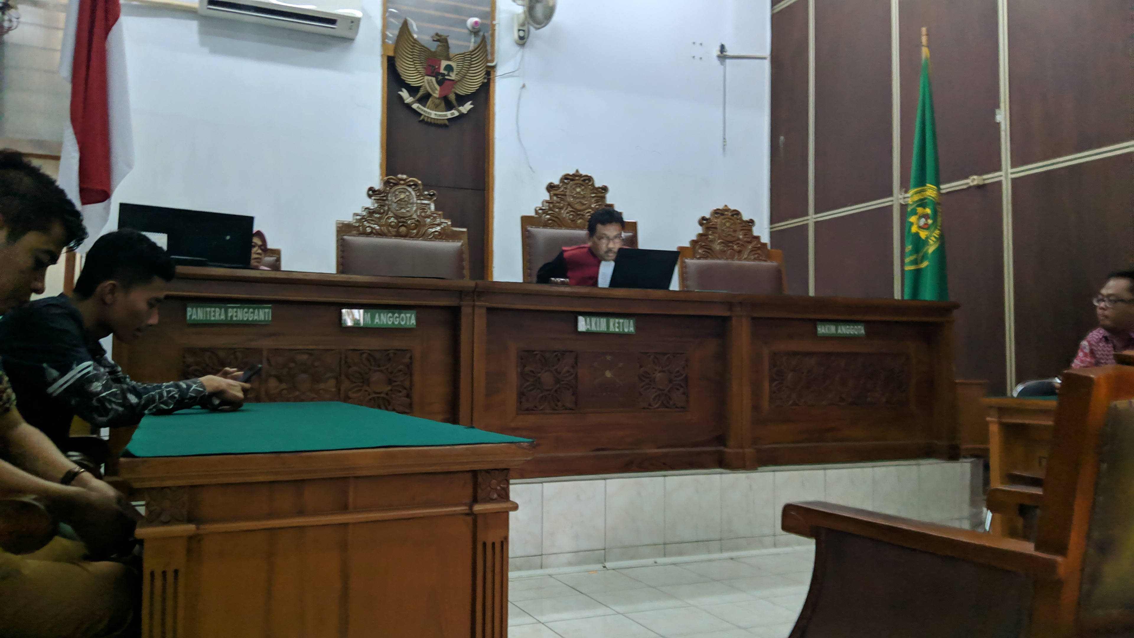 Sidang putusan praperadilan terhadap mantan Presiden Direktur PT Lippo Cikarang Bartholomeus Toto