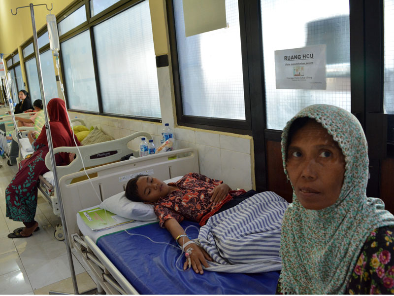 Ilustrasi--pasien DBD di rumah sakit