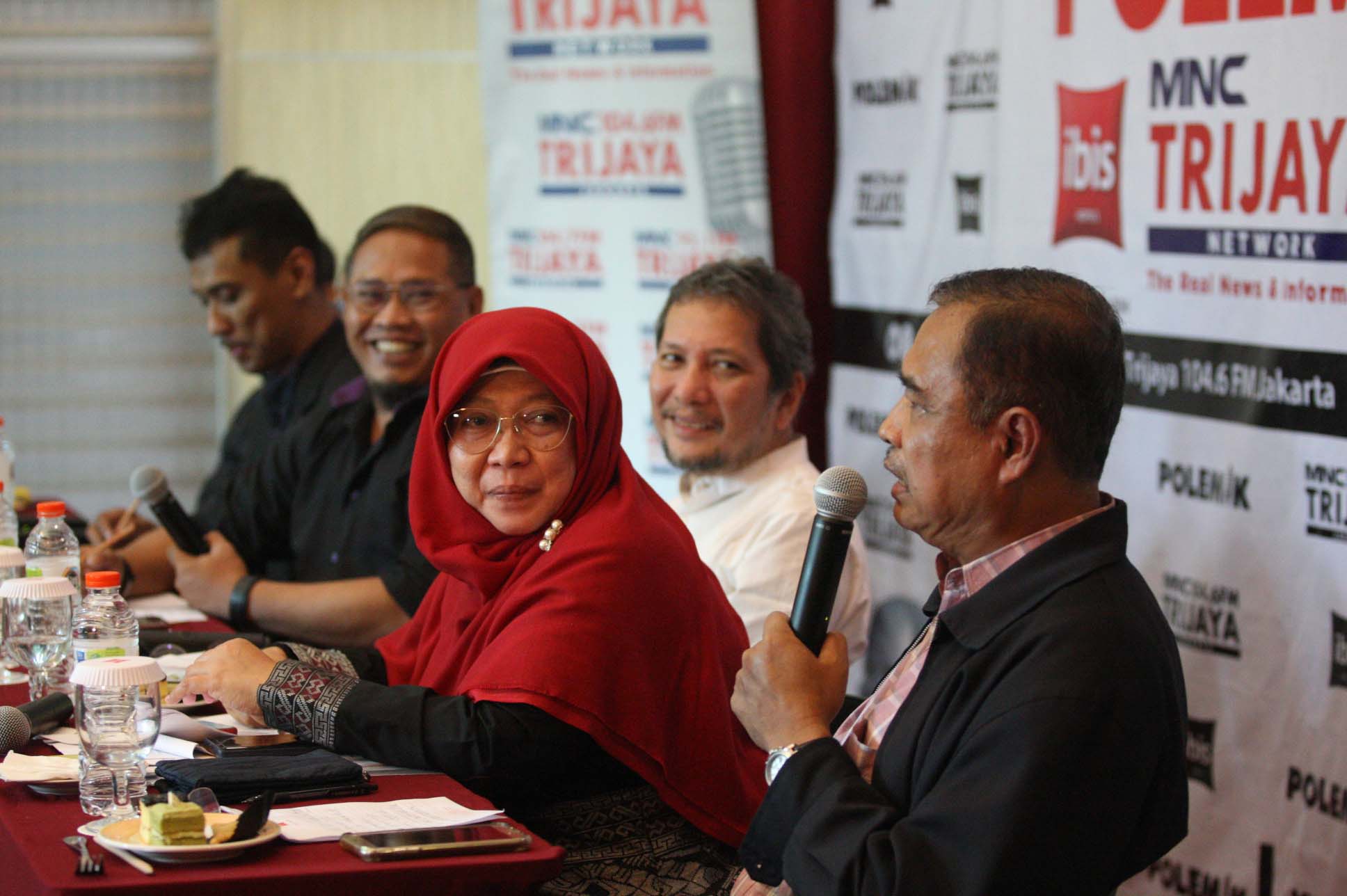 Para pembicara Diskusi Polemik di Jakarta