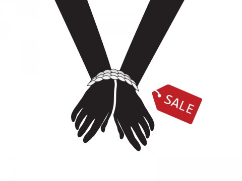 Ilustrasi perdagangan manusia