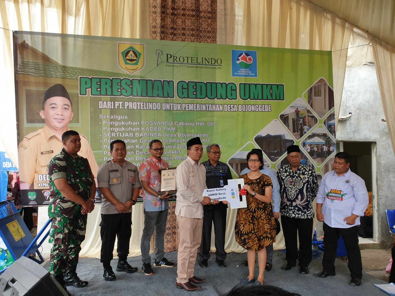 Galeri UMKM yang dibangun Protelindo do Bogor