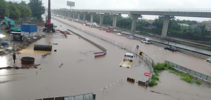 Sebagian wilayah Jakarta yang terendam banjir 