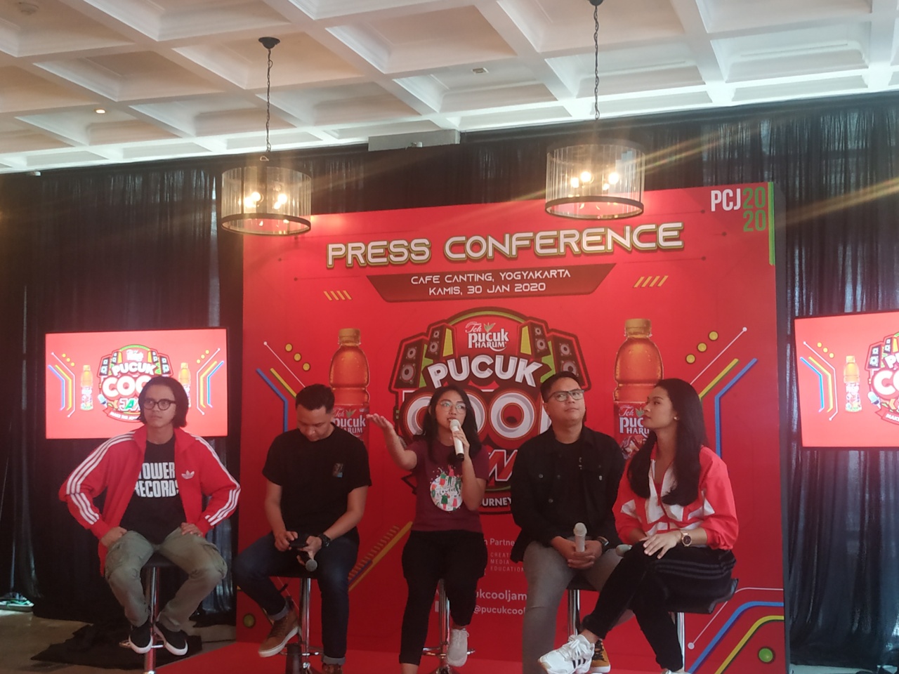  Tujuh finalis kategori band dan ekskul akan berlomba  dalam Pucuk Cool Jam 2020 Make The Journey Louder di Lapangan Parkir Mandala Krida, S