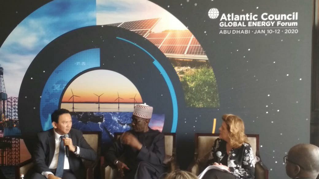 Komisaris Utama Pertamina Basuki Tjahaya Purnama jadi pembicara di The Atlantic Council Global Energy Forum 2020 di Abu Dhabi, 10-12 Januari