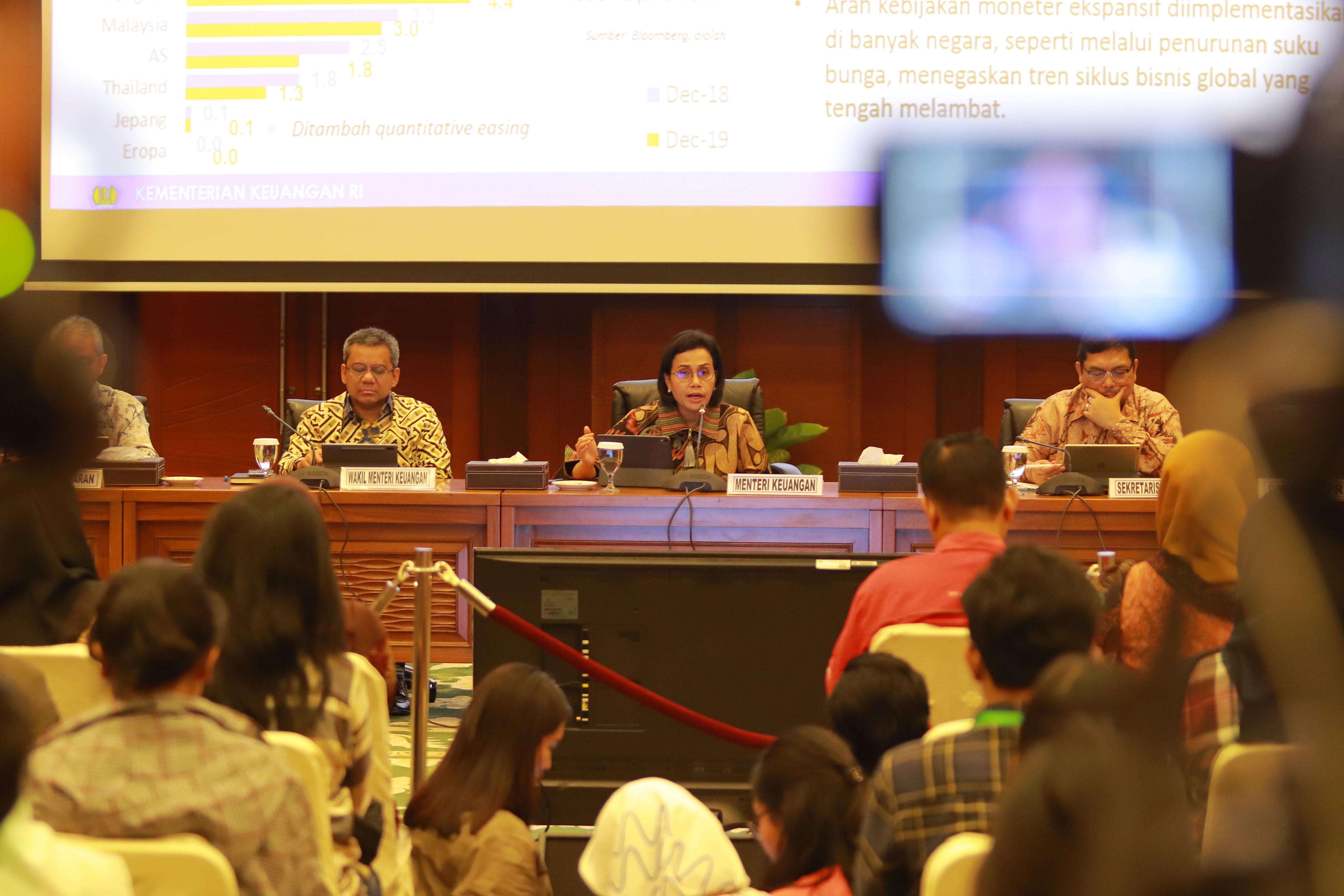 Menteri Keuangan Sri Mulyani Indrawati menyatakan APBN 2019 Menjadi Instrumen Countercyclical Pemerintah